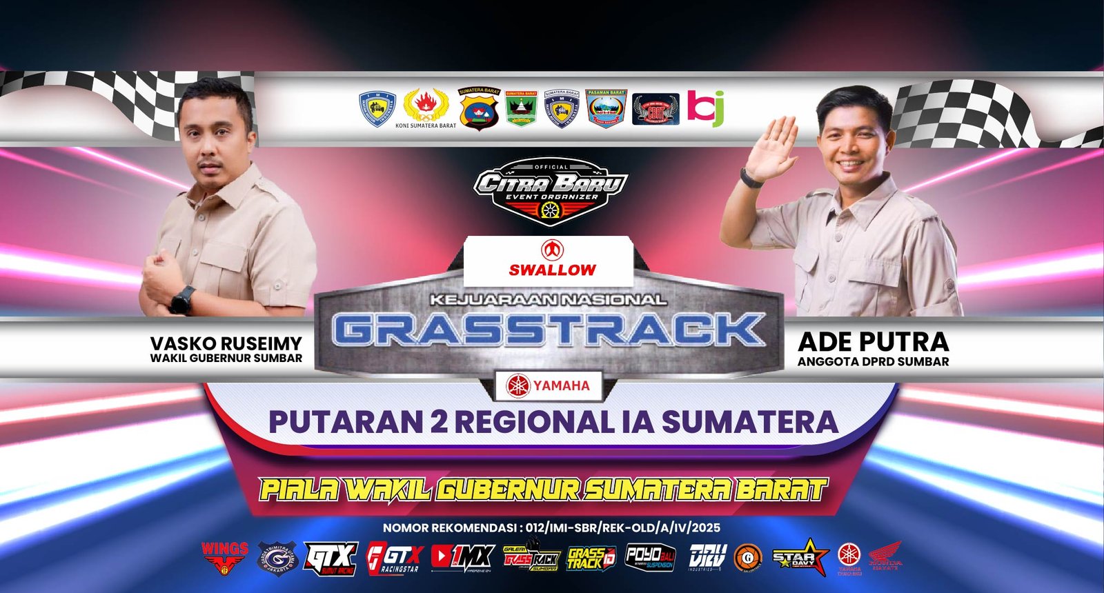PASAMAN GRASS TRACK BANNER